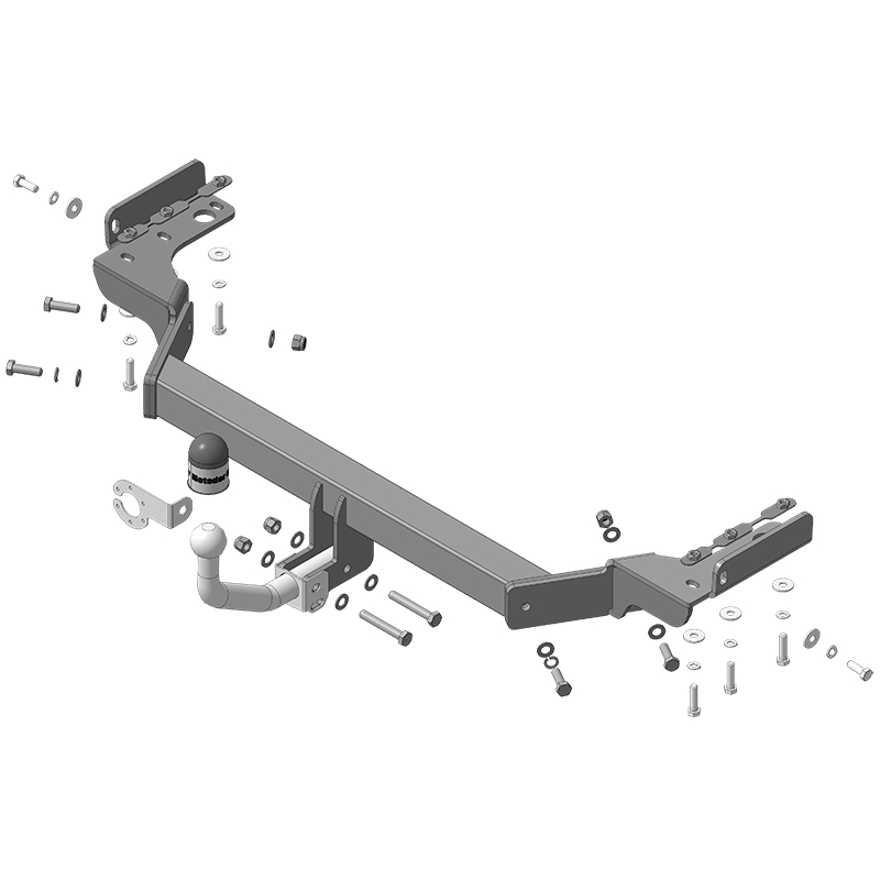 Фаркоп Hyundai Custo (KU) 2021- оцинкованный MOTODOR Арт. 90921A