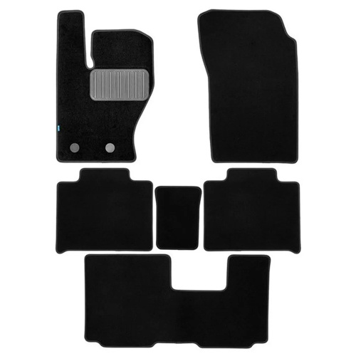 Коврики в салон Haval H9  2024-, ткань Klever premium, Черный, Арт. KLEVER05A71450110KH