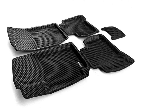 Коврики в салон Suzuki Grand Vitara 2005-2008 5 дв., 3D EVA Euromat, Черный, Арт. EM3DEVA004801
