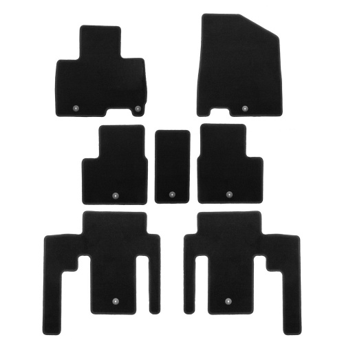 Коврики в салон Kia Carnival  2020-, текстильные Klever эконом, Черный, Prestige Арт. KLEVER0102506901200K