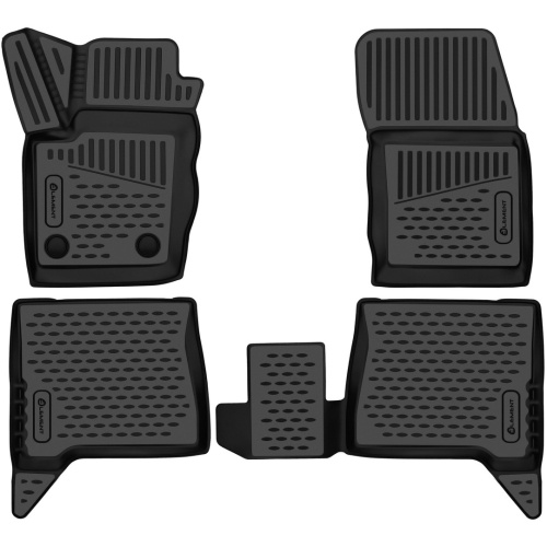 Коврики в салон Great Wall Poer King Kong 2022-, полиуретан 3D Element, Черный, Арт. ELEMENT3DAN0403210K