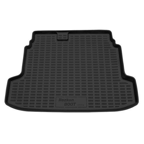 Коврик в багажник Kia Cerato  2008-2013 Седан, полиуретан Rezkon, Черный, Арт. 5521010100