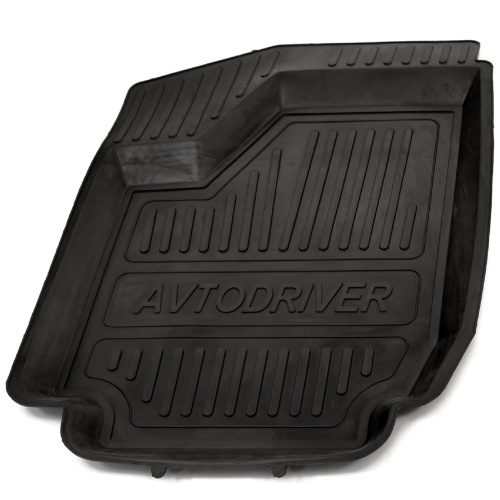 Коврики в салон LADA Niva 2131 1993-2008 5 дв., резина Rezkon, Черный, Арт. ADRJET046