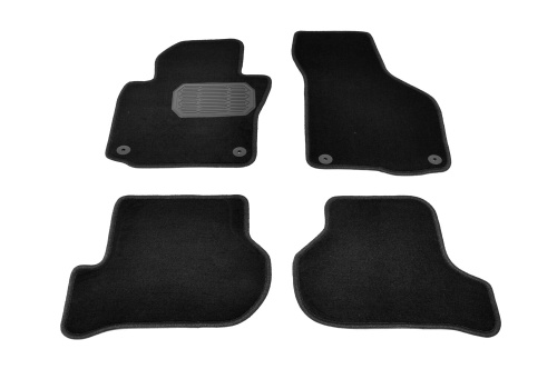 Коврики в салон Skoda Octavia (A5) 2004-2009 Универсал, ткань Norplast, Черный, Арт. NPL-VTe-810-420