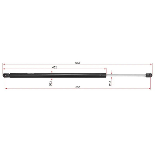 Амортизаторы крышки багажника Ford Explorer (U502) 2010-2016, правая (R) Арт. STBB5Z78406A10A