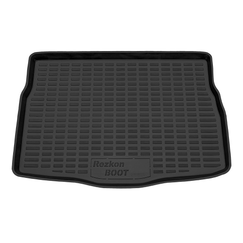 Коврик в багажник Kia Ceed  2012-2015 Хэтчбэк 5 дв., полиуретан Rezkon, Черный, Арт. 5521005210