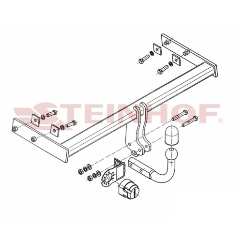 Фаркоп Volvo S80 II 2006-2010 Steinhof Арт. V296