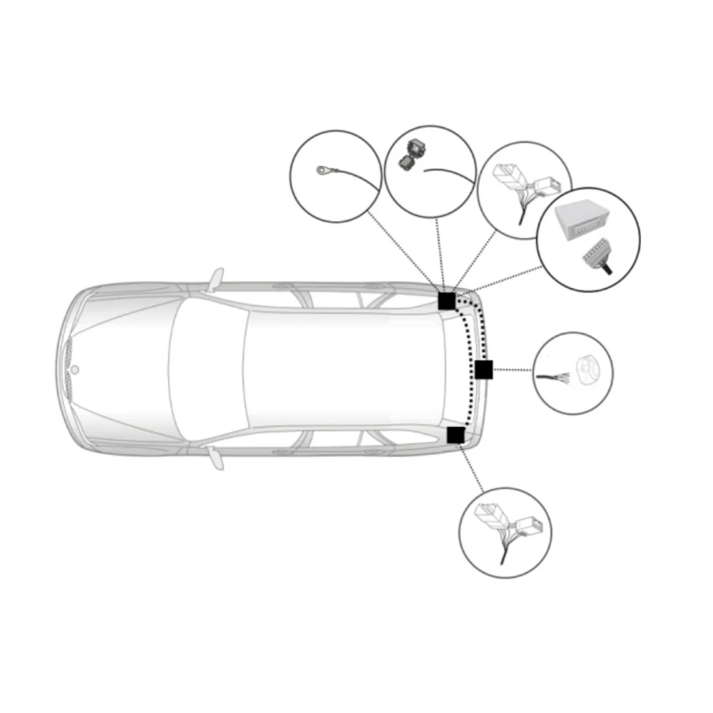 Блок согласования BMW X5 (F15) 2013-2018 7 pin TowRus Арт. 0103909507