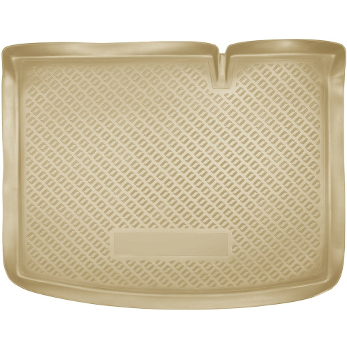 Коврик в багажник Renault Sandero  2009-2014, полиуретан Norplast, Черный, Арт. NPLP6960B