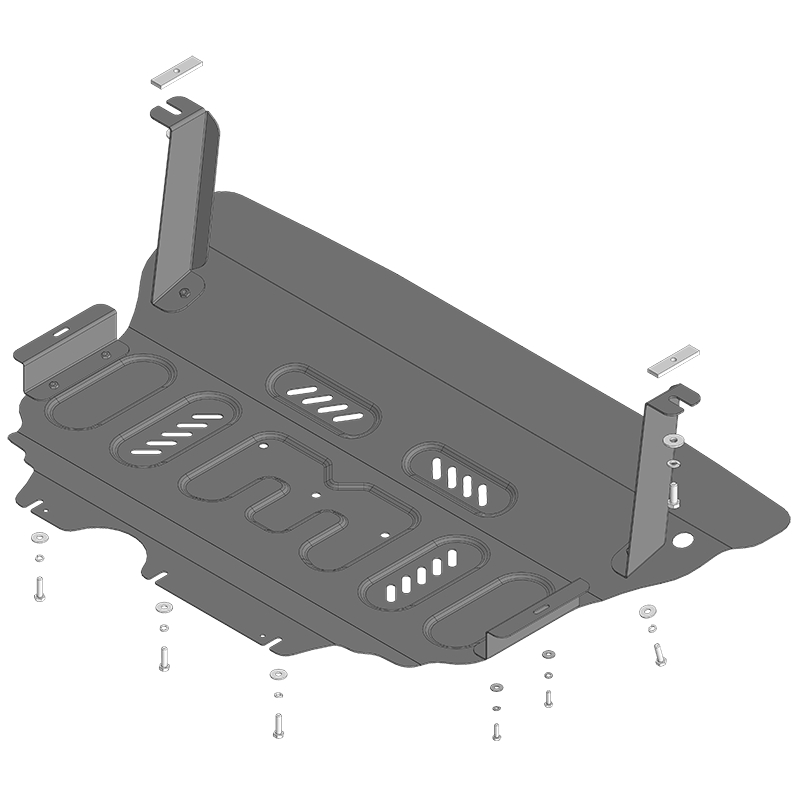 Защита картера двигателя, КПП Skoda Karoq I 2017-2023 Арт. 72305