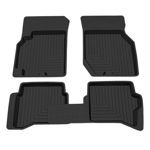 Коврики в салон Nissan Almera Classic 2006-2013, резина Rezkon, Черный, Арт. 1025005100