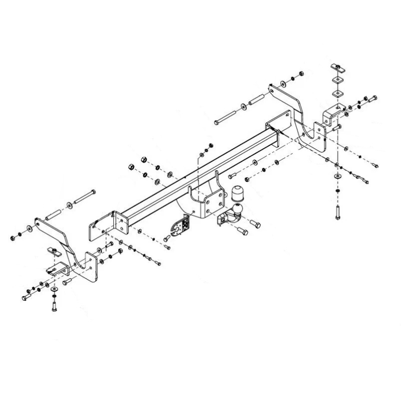 Фаркоп Citroen Jumper II 2006-2014 Фургон IMIOLA Арт. C018