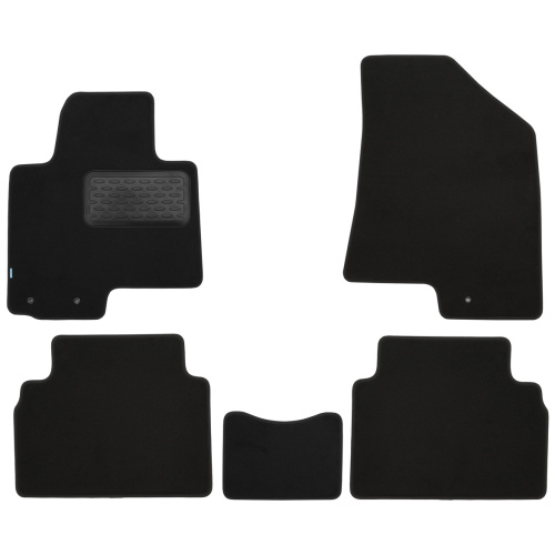 Коврики в салон Kia Sportage SL 2010-2014, текстильные Klever premium, Черный, Арт. KVR03253322110KH