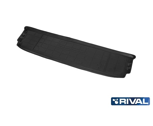 Коврик в багажник Chevrolet Orlando  2010-2018, полиуретан Rival, Черный, 7 мест Арт. 11005004
