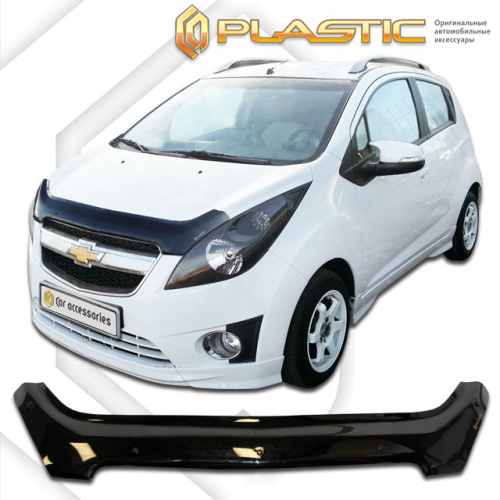 Дефлектор капота Ca-Plastic для Chevrolet Spark, арт.2010010105723