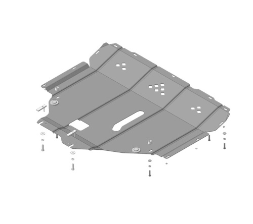 Защита картера двигателя, КПП Suzuki SX4 (S-Cross) 2013-2016 V-1,6 FWD, 4WD Арт. 02419