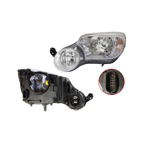 Фара  Skoda Yeti I 2009-2014 с эл.корректором, под туманку, левая (L) Арт. 6651120LMLDEMF