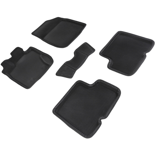Коврики в салон Renault Duster  2010-2015, 3D EVA Seintex "сота", Черный, Арт. 95246