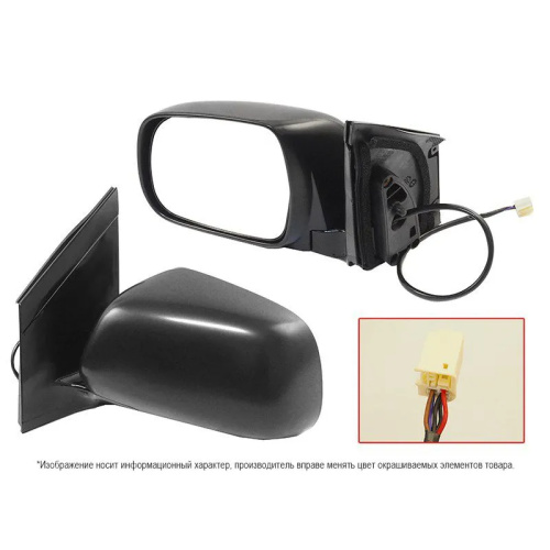 Зеркало боковое  Toyota Harrier (XU30) 2003-2013 Обогрев/ Регулировка/ 5 контактов/ без затемнения, слева (L) Арт. STLX46940D2