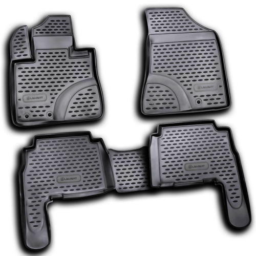 Коврики в салон Kia Sorento  (XM) 2009-2012, полиуретан Element, Черный, Арт. NLC.25.28.210
