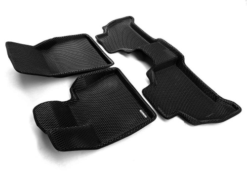 Коврики в салон BMW X5 (G05) 2018-2023, 3D EVA Euromat, Черный, Арт. EM3DEVA001214