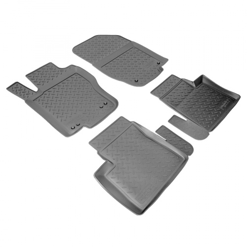 Коврики в салон Mercedes GL (X164) 2006-2009, полиуретан Norplast, Черный, Арт. NPLPO5631