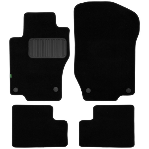 Коврики в салон Mercedes  (W164) 2005-2008, текстильные Klever standart, Черный, Арт. KLEVER02342301210KH