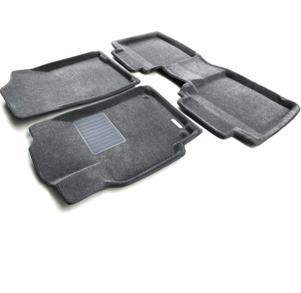 Коврики в салон Toyota Camry (XV50) 2011-2014, 3D ткань Euromat Business, Серый, Арт. EMC3D-005104G