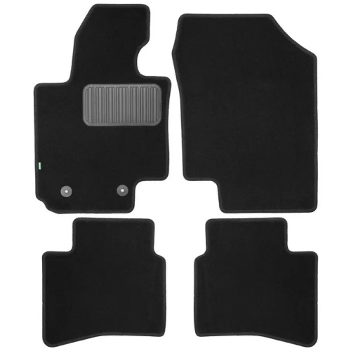 Коврики в салон JAC J7 2020-, ткань Klever standart, Черный, Арт. KLEVER0212600101210KH