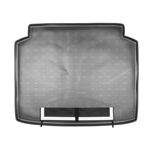 Коврик в багажник Chery Tiggo 7 (T15) 2016-2020, полиуретан Norplast с фартуком, Черный, Арт. NPA00T11740AP