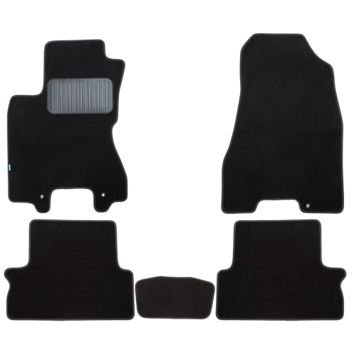 Коврики в салон Nissan X-Trail (T31) 2007-2011, текстильные Klever premium, Черный, Арт. KLEVER03362022110KH