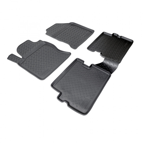 Коврики в салон Ford Focus  1998-2001 Хэтчбэк 3 дв., полиуретан Norplast, Черный, Арт. NPL-Po-22-11