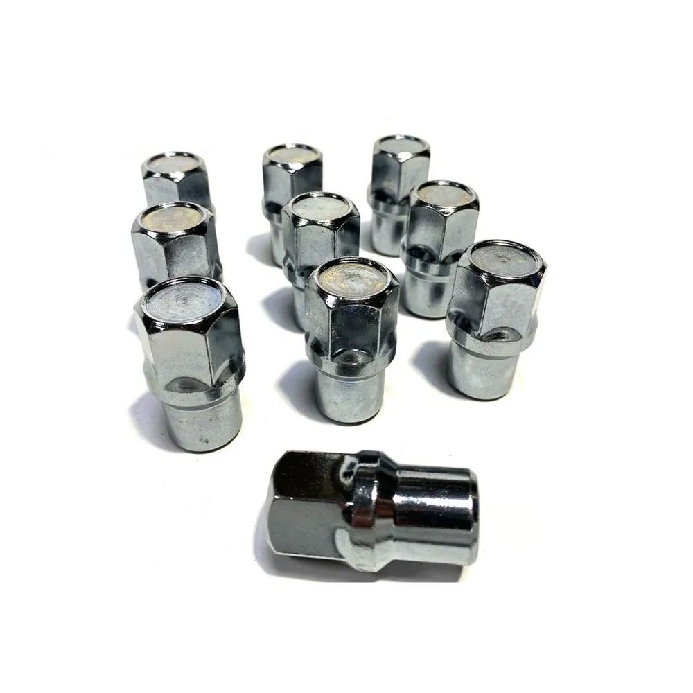 Гайка колеса M12x1.25 Конус с носиком h-38.5мм закрытая, Хром, Ключ 19, Арт. D8012125
