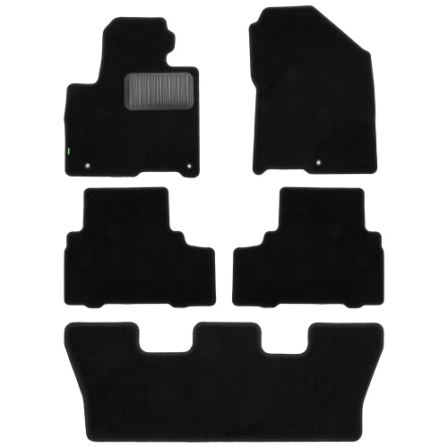 Коврики в салон Kia Sorento Prime (UM) 2014-2017 , текстильные Klever standart, Черный, Арт. KLEVER02255401210KH