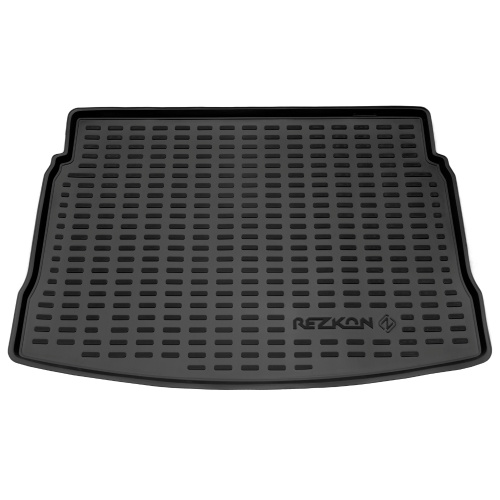 Коврик в багажник Volkswagen Tiguan  2016-2020, полиуретан Rezkon, Черный, низ Арт. 5535025250