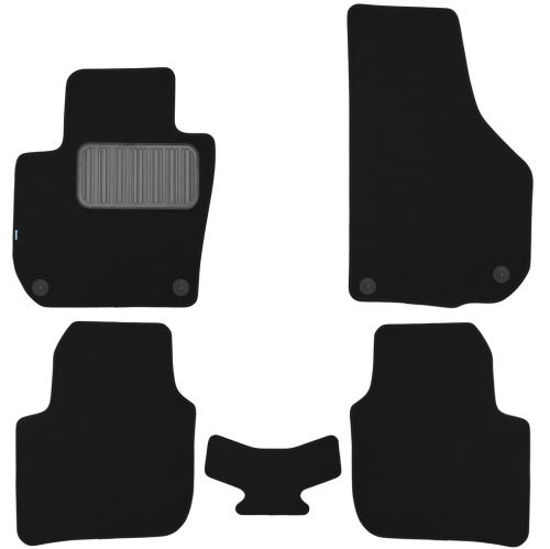 Коврики в салон Skoda Superb (3T5) 2008-2013 Универсал, текстильные Klever premium, Черный, Арт. KLEVER03451222110KH