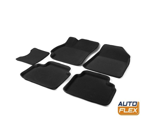Коврики в салон Hyundai Elantra (CN7) 2020-, 3D EVA AutoFlex, Черный, Арт. 2230601