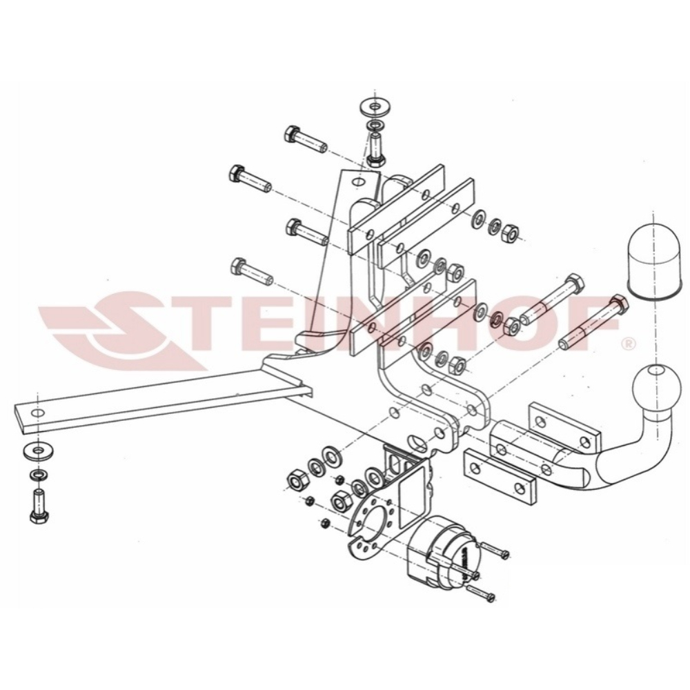 Фаркоп Saab 9-3 2002-2008 Универсал Steinhof Арт. S016