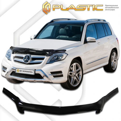 Дефлектор капота Ca-Plastic для Mercedes-Benz GLK-Класс, арт.2010010107543