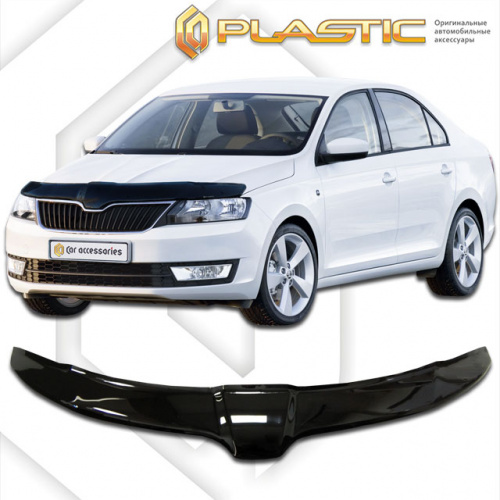 Дефлектор капота Ca-Plastic для Skoda Rapid, арт.2010010109929