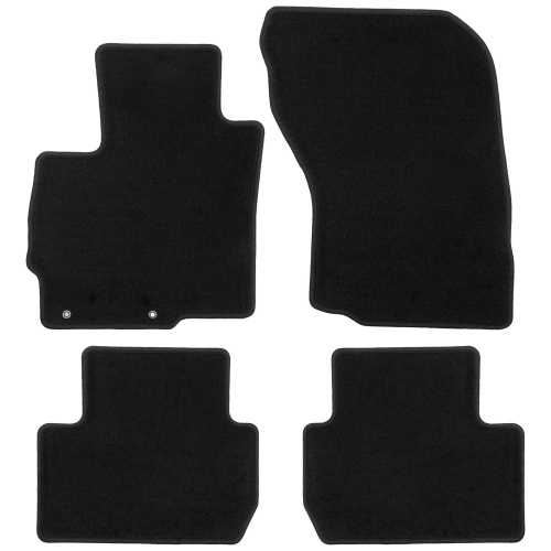 Коврики в салон Mitsubishi Outlander  2012-2014, текстильные Klever эконом, Черный, Арт. KVR01352901200K