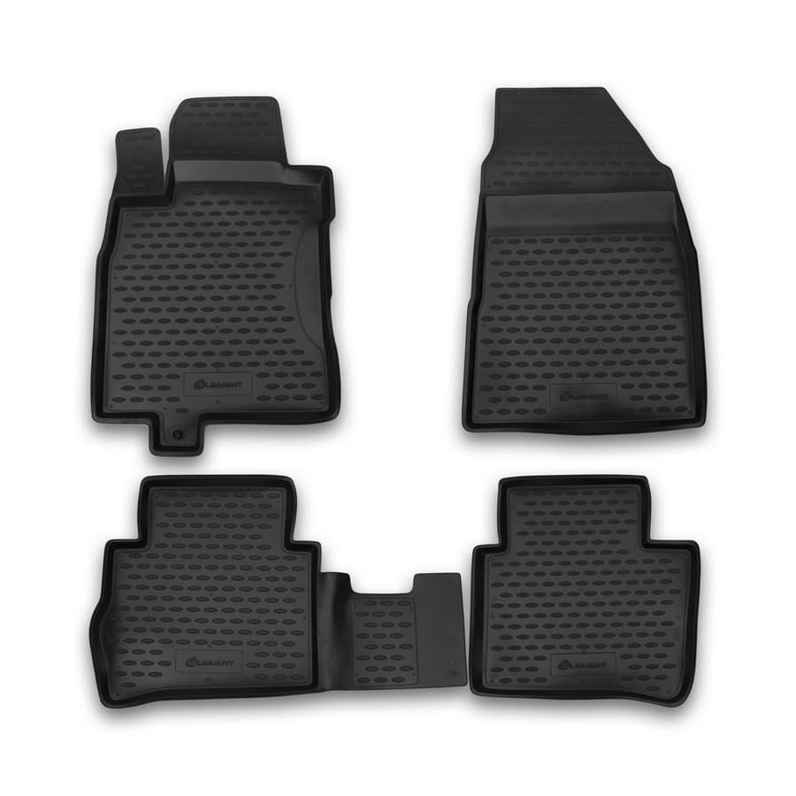 Коврики в салон Nissan Tiida 2004-2012 Седан, полиуретан Element, Черный, Арт. NLC.36.21.210