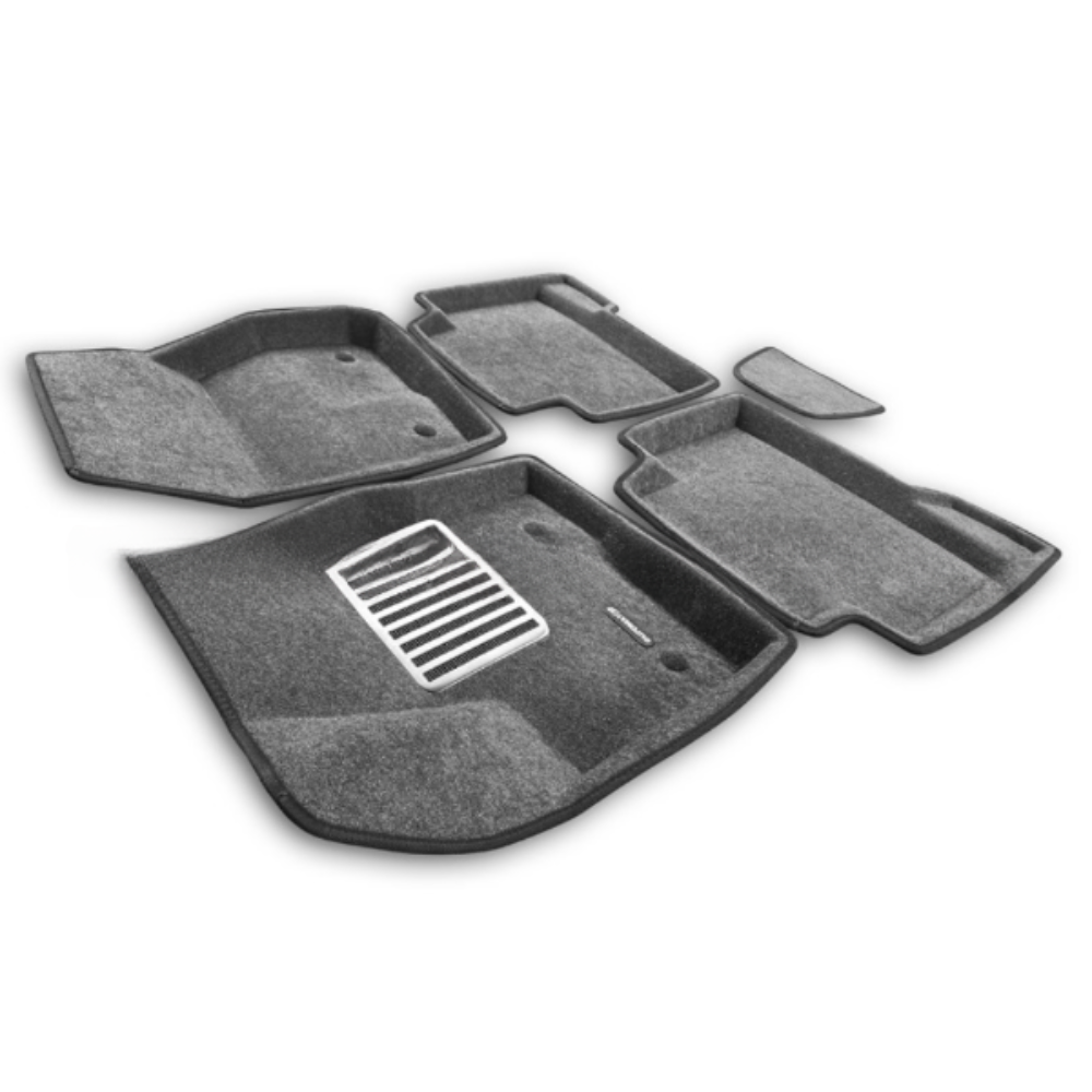 Коврики в салон Ford Kuga  2011-2017, 3D ткань Euromat LUX, Серый, Арт. EM3D002210G