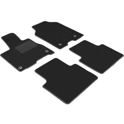 Коврики в салон Acura  (YD3/YD4) 2013-2016, текстильные Seintex Lux, Черный, Арт. 86319