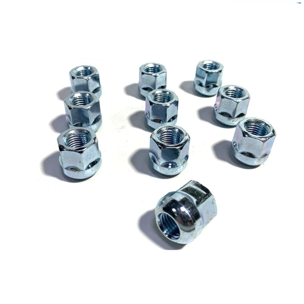 Гайка колеса M12x1.5 Сфера h-20мм открытая, Хром, Ключ 19, Арт. 400045B/HT
