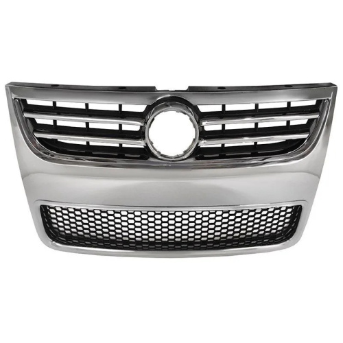 Решетка радиатора  Volkswagen Touareg I 2006-2010 FL в сборе, Центр (C) Арт. STVW610930