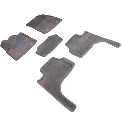 Коврики в салон Toyota Land Cruiser 300 2021-, 3D ткань Seintex , Серый, Арт. 96535