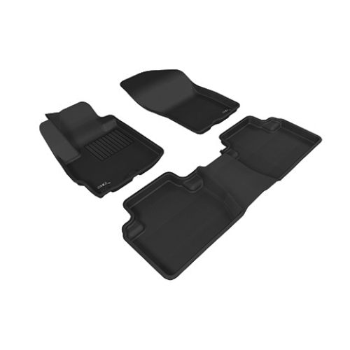 Коврики в салон Citroen C-Crosser 2007-2013, 3D ткань Sotra Lux, Черный, Арт. ST 74-00270
