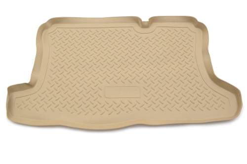 Коврик в багажник Ford Fusion  2002-2005, полиуретан Norplast, Бежевый, Арт. NPLP2219B