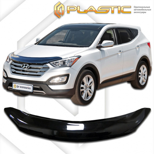 Дефлектор капота Ca-Plastic для Hyundai Grand Santa Fe, арт.2010010107819